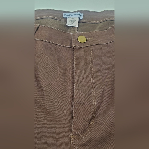 FeelGoodStore Basic Brown Jeans - Picture 4 of 6